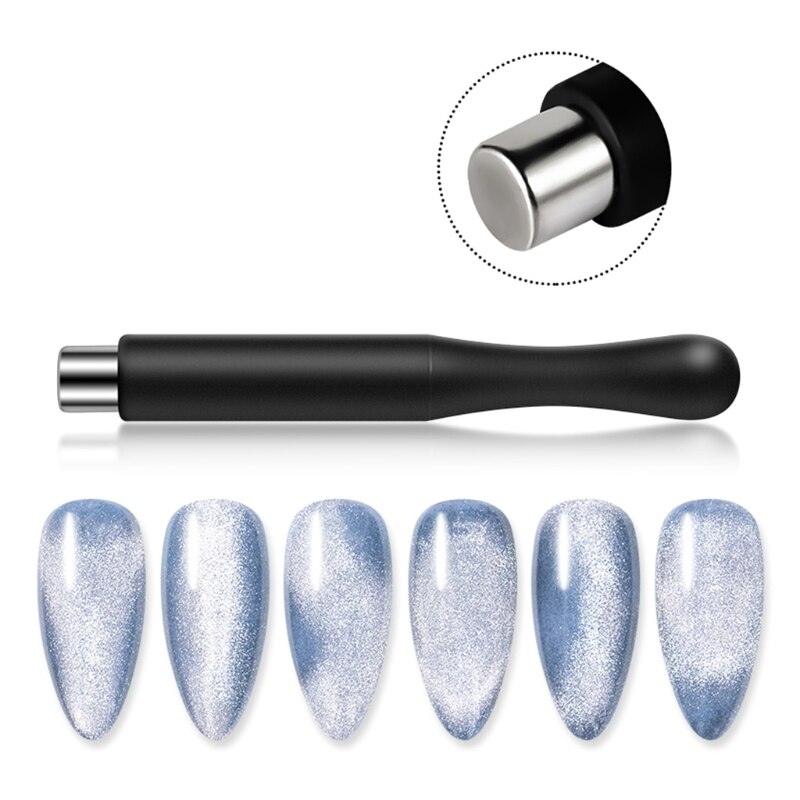 Magnet spik magnet stick cat eye nagellim nail art tillbehör verktyg