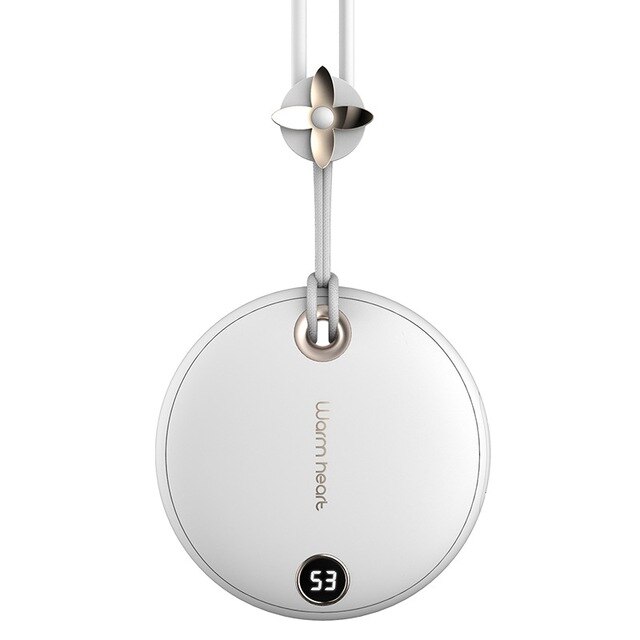 Xiaomi-calentador de manos eléctrico recargable por USB, Mini calentador de bolsillo de larga duración para viaje, para casa inteligente: Upgraded versionW