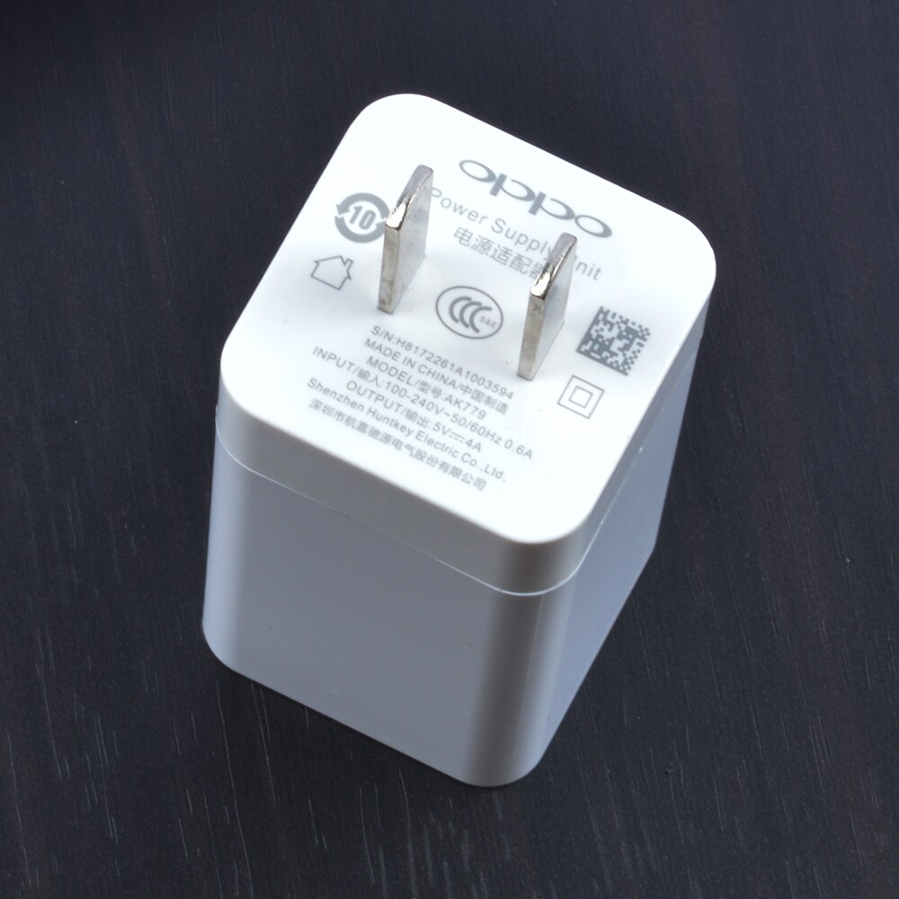 5V 4A Snelle Vooc Oplader Voor Oppo Find X R17 R17PRO Reno Mobiele Telefoon Vooc Charger Usb C Type-C Kabel: US Charger