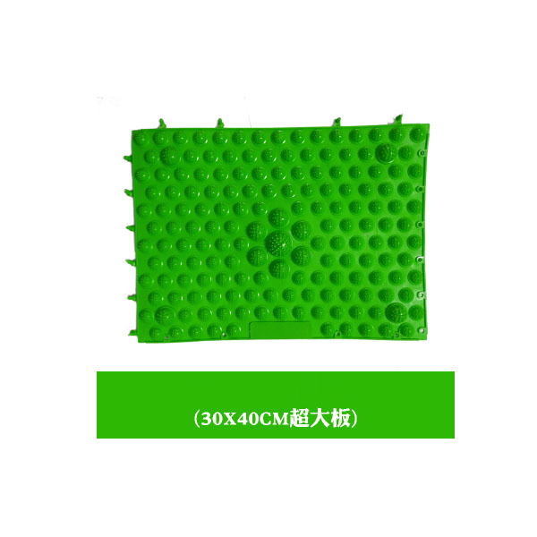 Reflexology Foot Massager Cushion Acupuncture Sets Relieve Stress Back Pain Acupressure Mat/Pillow Massage Mat Spike Massage: green