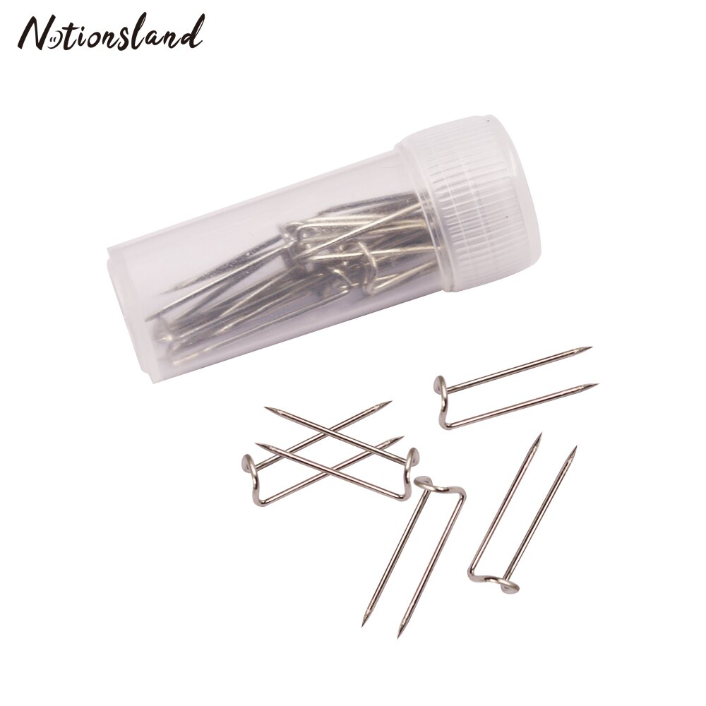 20 sztuk szpilki ze stali nierdzewnej u-Szpilka robić wyświetlania biżuterii kołdra aplikacja krawieckie szpilki szycia igły akcesoria robić szycia srebrny