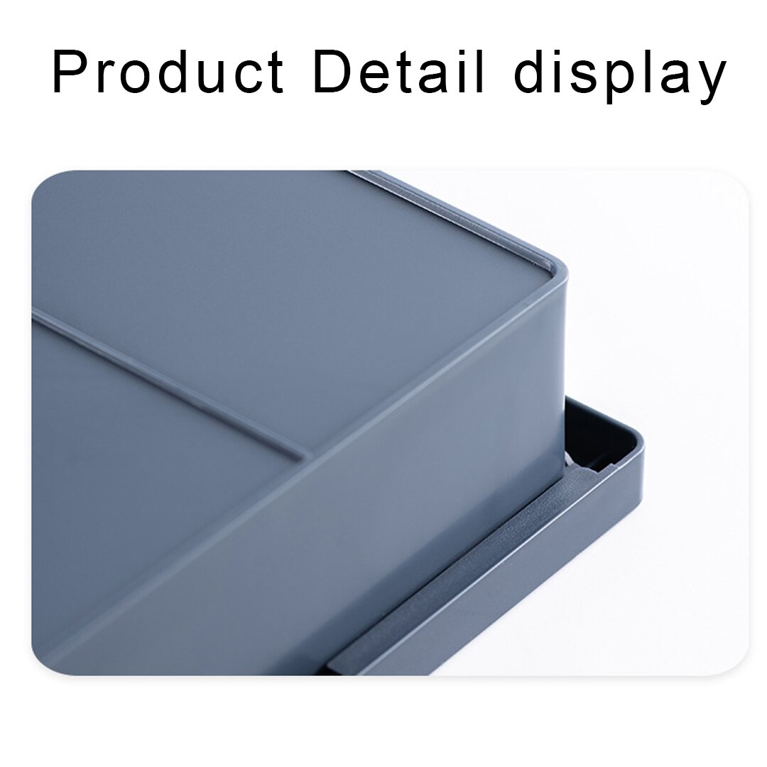 Under Desk Drawer Storage Box Hidden Adhesive Tray Organizer Office Pencil Tray Pen Holder Household Storage Accessories