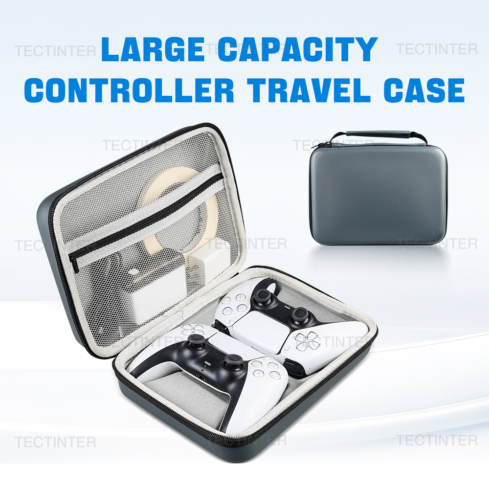 Dual Controllers Carrying Case For PS5/PS4/PS3/Xbox Series Controller Portable Shockproof Carry Case Bag For PS5 Accessories