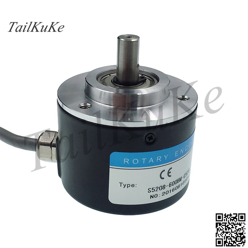Incremental photoelectric rotary encoder ZSP5208 360 pulse 360 line 600 pulse 600 line ABZ three-phase 5-24V