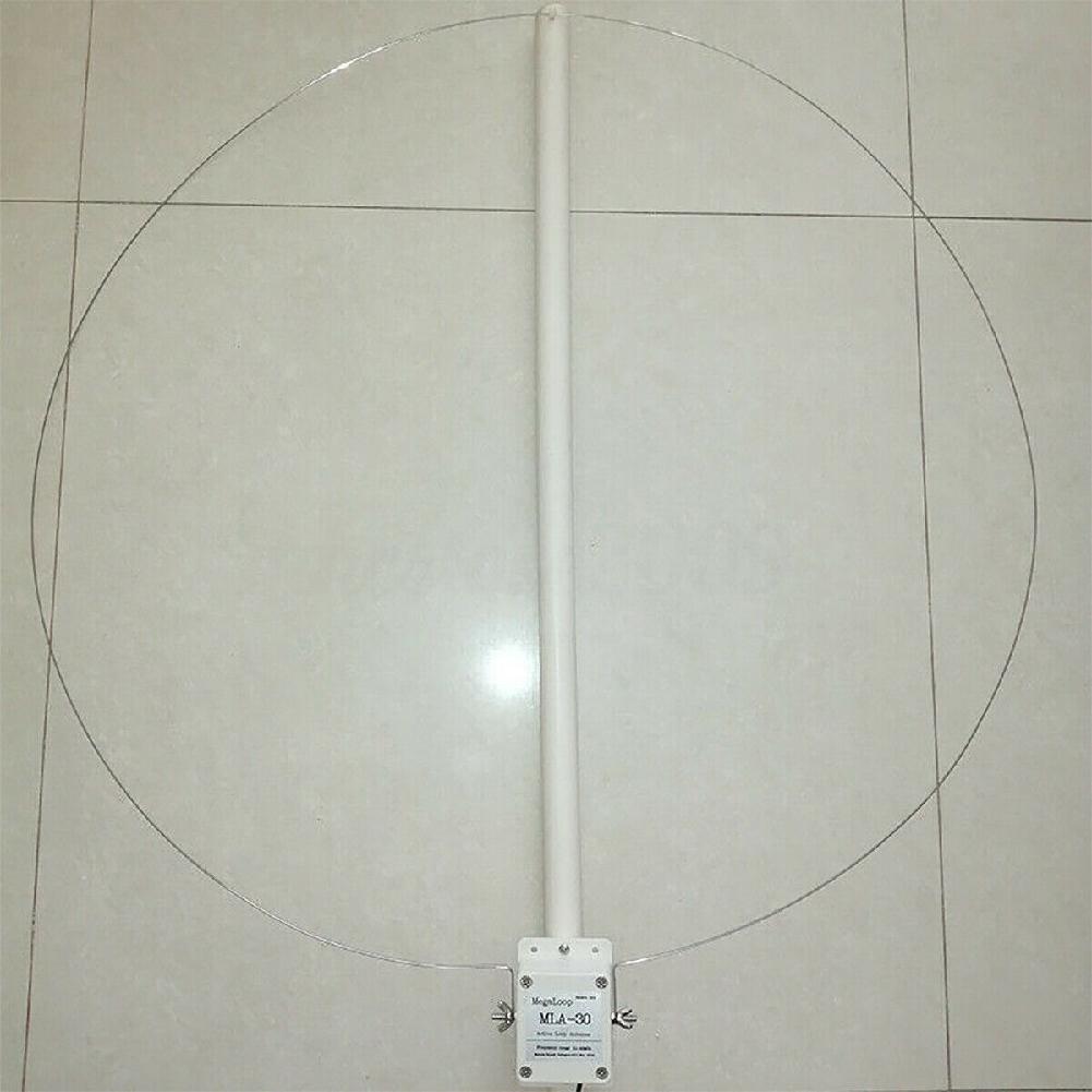 MLA-30 Ring Active Receive Antenna Low Noise Medium Short Wave Loop Active High Gain 100KHz-30MHz Receive Antenna 1PC