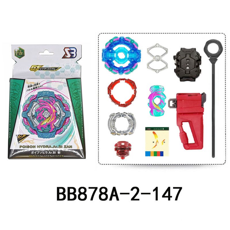 SB GT Series Beybleyd Burst B147 Metal Fusion Assemble Gyroscope wit Sword Luancher Spining Toys for Children: GT-B147A-2