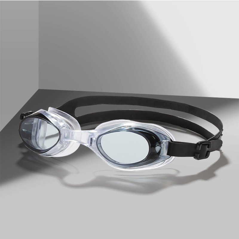 Antibeschlag-wasserdichte Schwimmbrille, Schwimmbad, Schwimmen, Sport, Wasserbrille, Brillen mit Tasche für Männer, Frauen, Jungen, Mädchen: WHITE