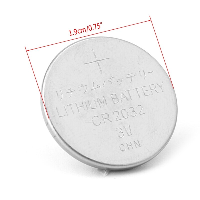 Batería de botón CR2032 CR 2032 para básculas digitales/cámaras/reloj remoto 3V, 1 unidad