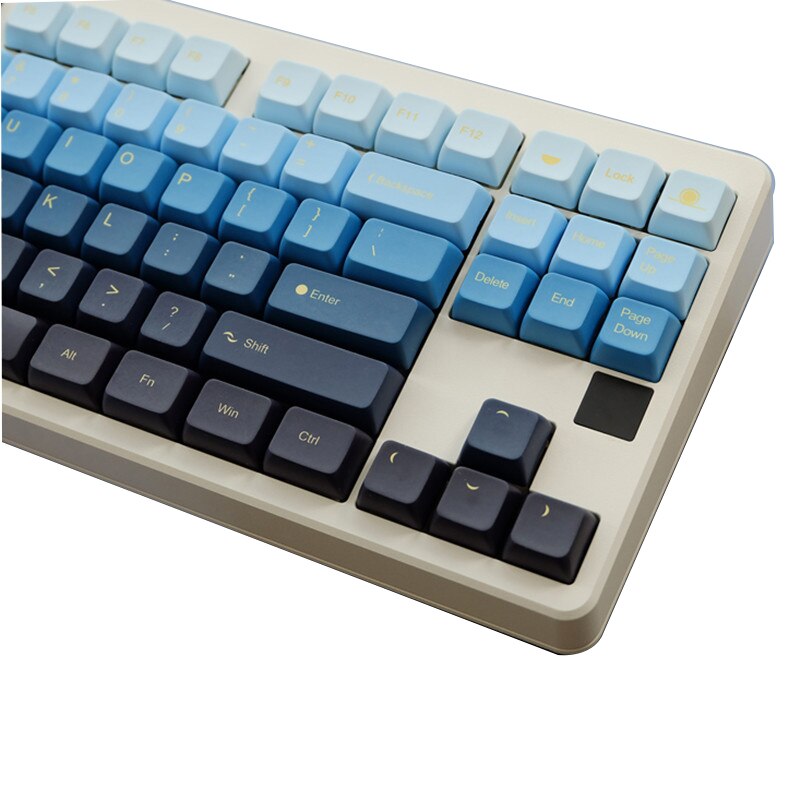 Cool Programmer Theme Keycaps 123 Keys XDA Profile PBT Sublimation For MX Switch Mechanical Keyboard
