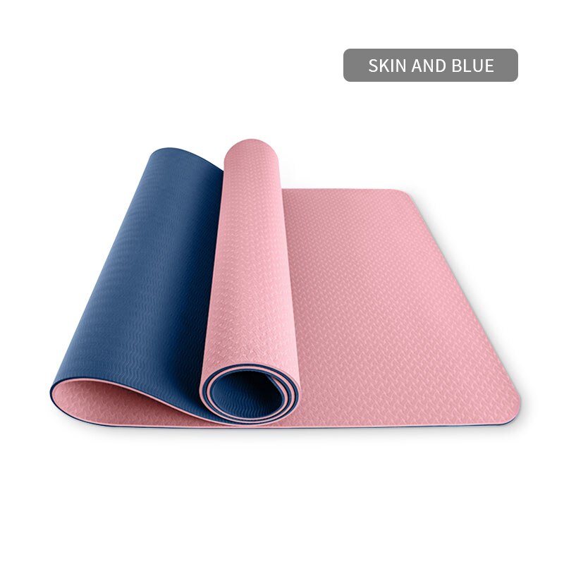 Yoga Mats Widened Thickened Thickness Non-slip 1830*610*6mm Pilates Home Exercises Gym Sports Extra Mat Tasteless Fitness Pad: sku5