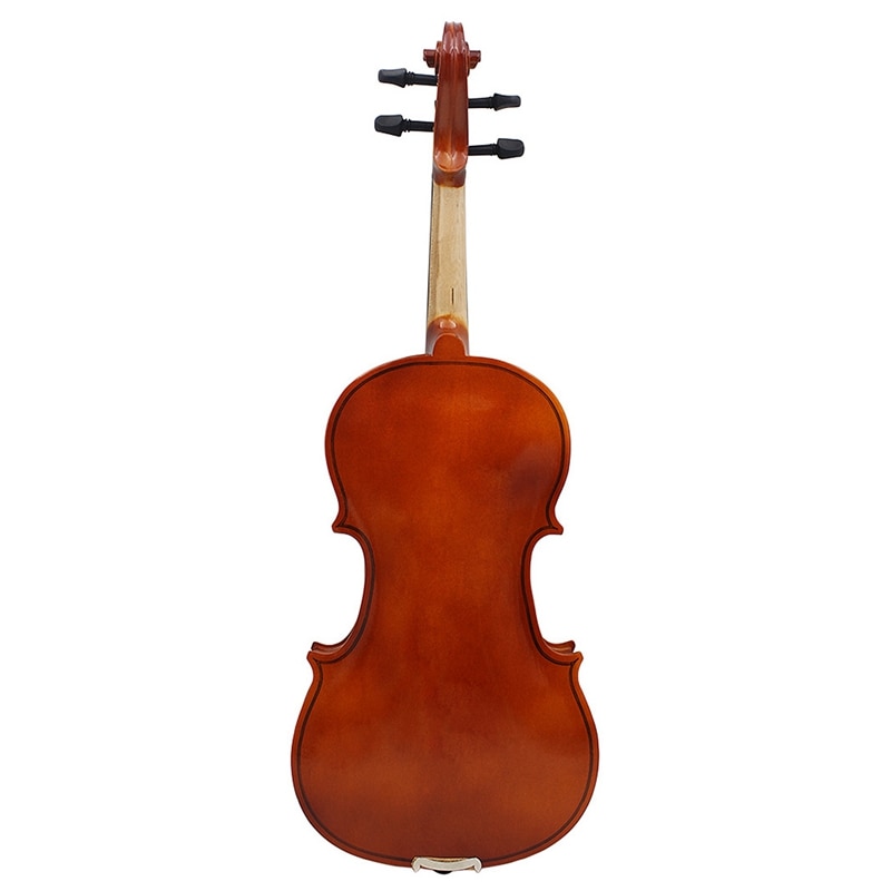 1/4 Viool Natuurlijke Akoestische Massief Houten Sparren Flame Maple Fineer Viool Fiddle Met Case Rosin Boog Snaren Schoudersteun