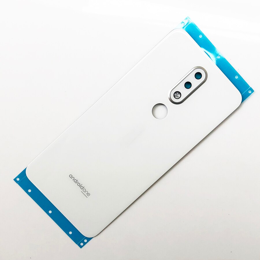 100% Original Glass For Nokia 6.1 Plus X6 5.8&quot; TA-1083 TA-1099 TA-1116 TA-1103 Glass Rear Back Door Housing Battery Cover