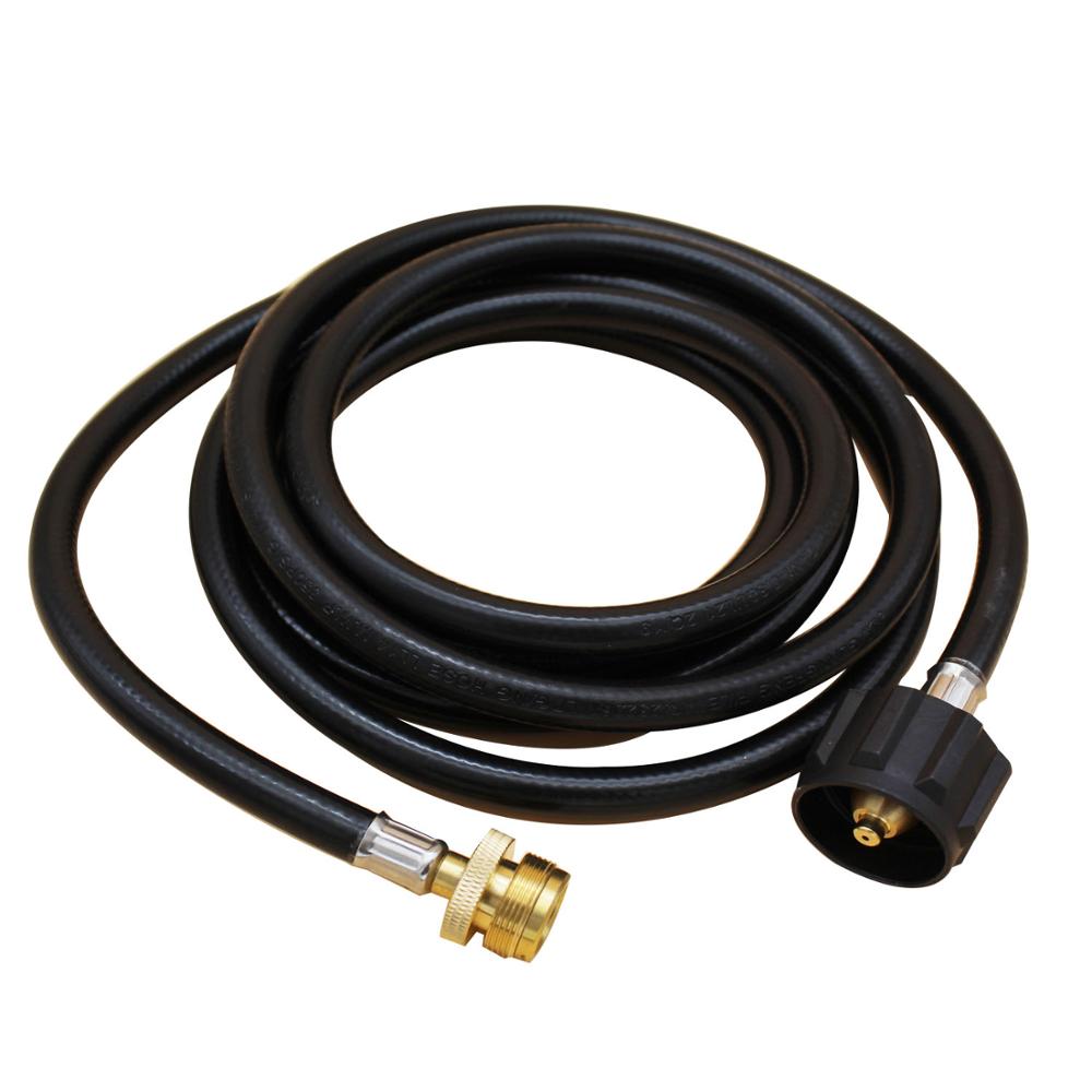 Propane QCC To One Pound Pressure Reducing Valve Connector 12FT Leather Tube Connecting Hose