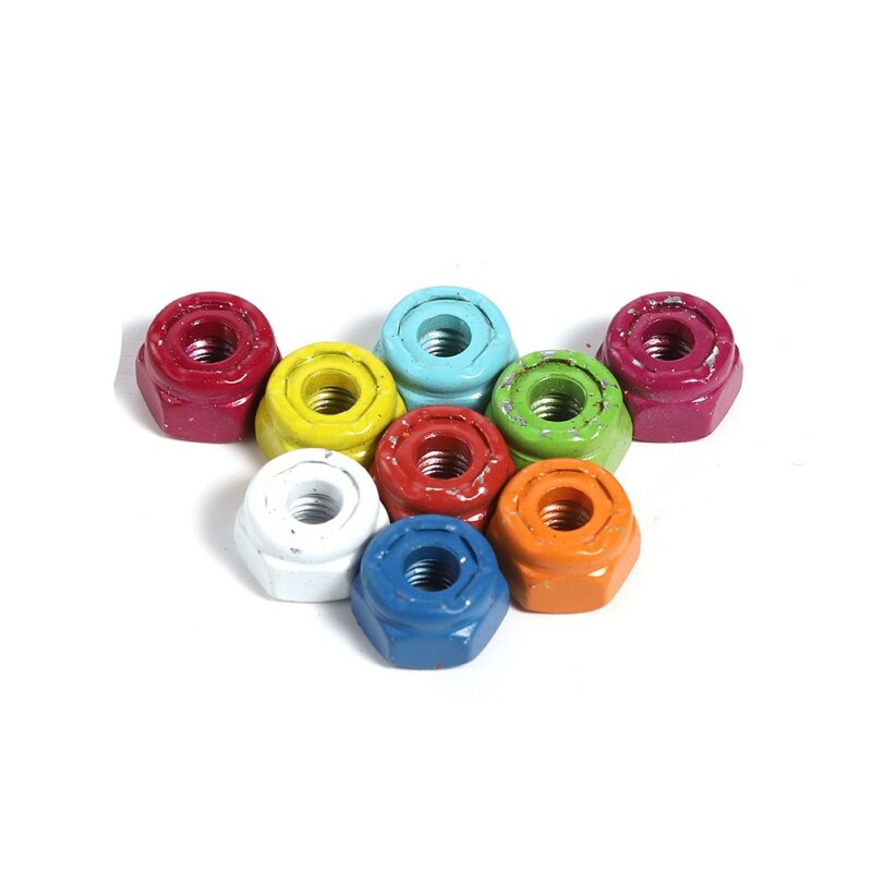 BK Double Tilt Skateboard Bridge Nail Screw Plate Nail Longboard Standard Bracket Hardware Screw Mounting Bolts Set Skateboard