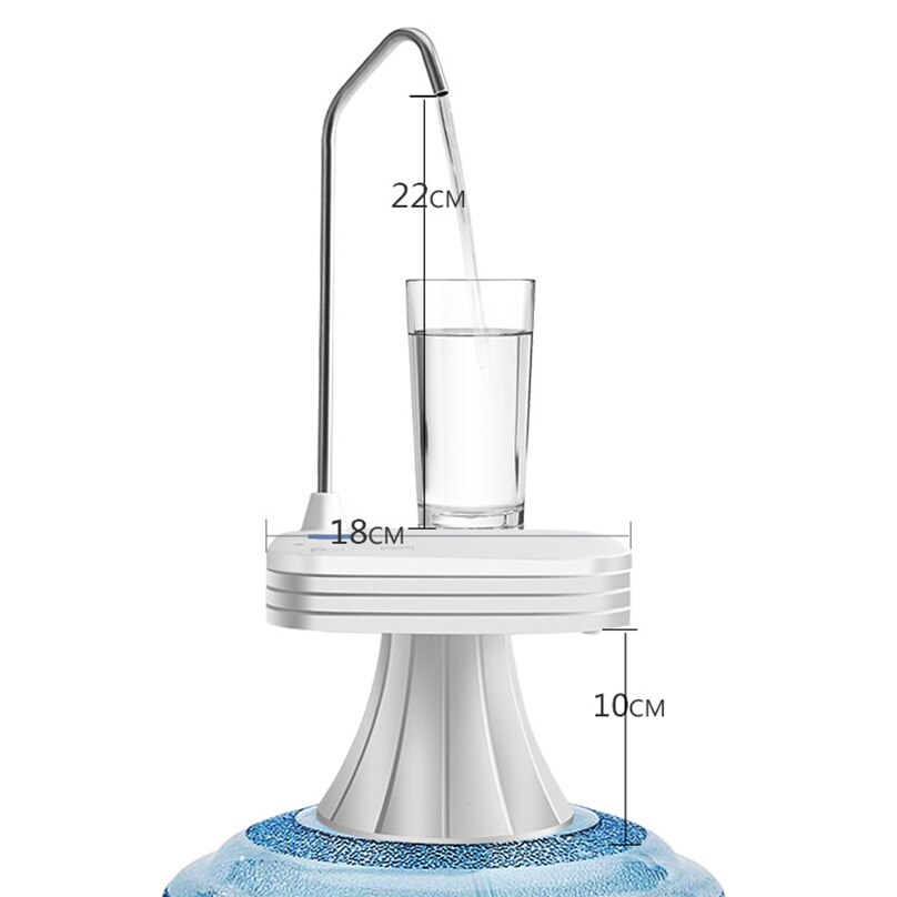 Vandflaske 5 gallon dispenser bærbar kompakt elektronisk genopladelig automatisk udskiftning til manuel pumpe 1 to 5 gallon