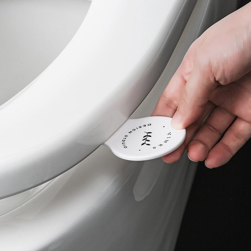 1pc nordisk stil toalett dekke løfteinnretning dårlig toalett lokk bærbart håndtak dårlig toalett hånd clamshell løfter
