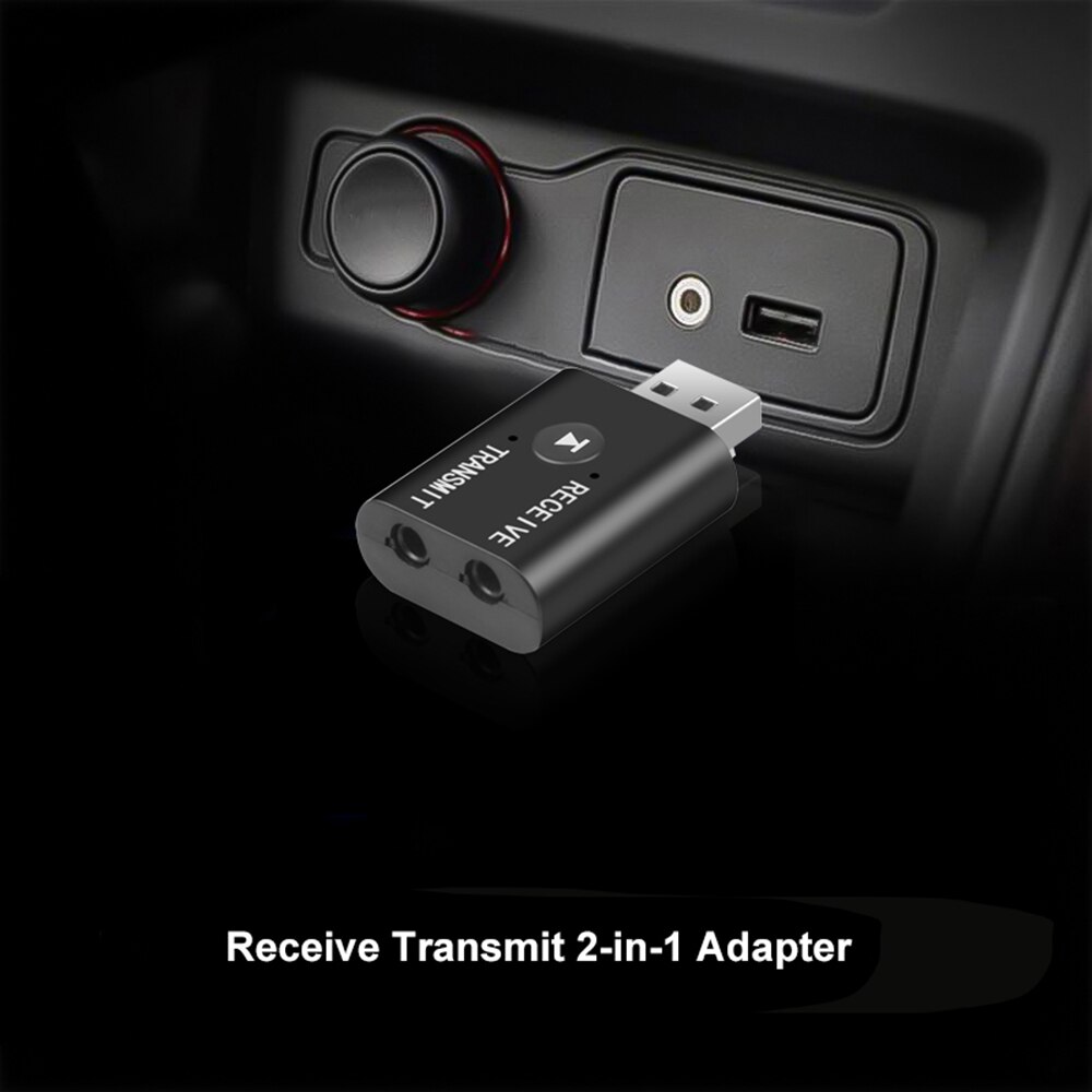 Odbiornik audio USB 5.0 zgodny z Bluetooth Nadajnik do komputera samochodowego TV Głośnik do laptopa Zestaw słuchawkowy Muzyka Audio Adapter bezprzewodowy