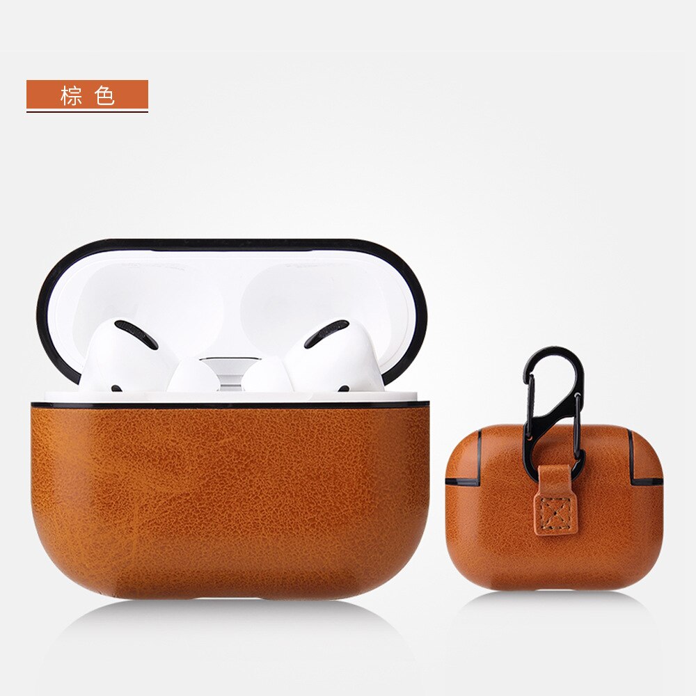 10 Stks/partij Pu + Pc Case Voor Airpods Pro Case Voor Airpods Pro Case Cover Oortelefoon Case Voor Air pods Pro 3 Draagtas: Geel