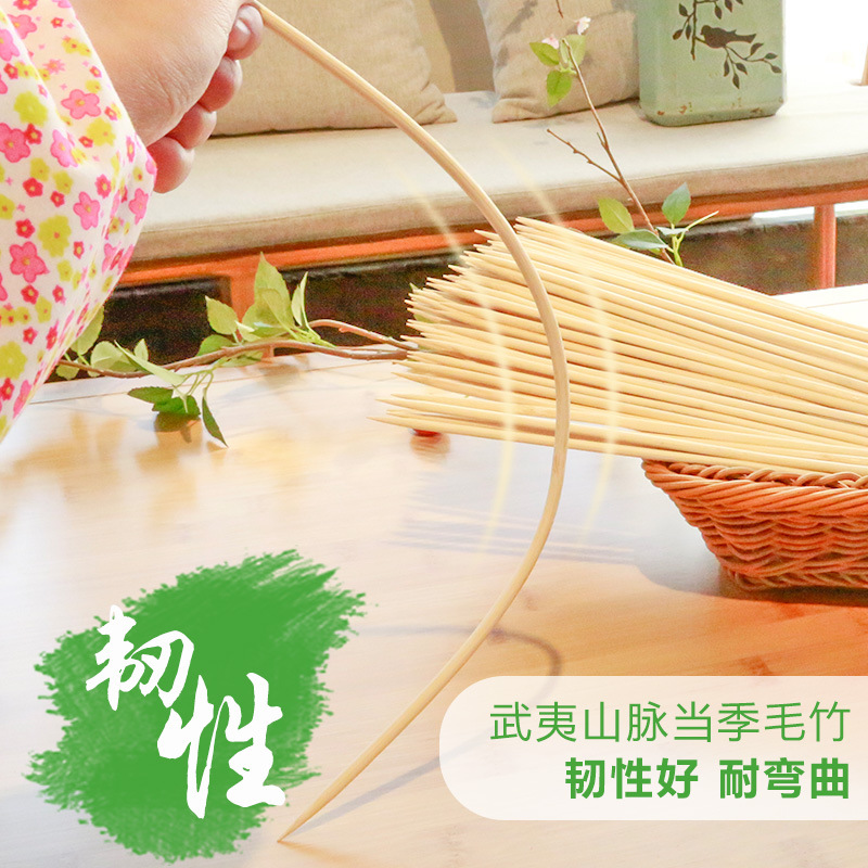 30 cm 1000 stks houten bamboe BBQ sticks tool Bamboe BBQ Party Spiesjes Wegwerp Sticks Vlees Voedsel Lange Catering Grill camping 1809