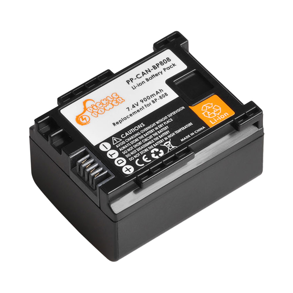 900mAh BP-808 BP 808 Battery for Canon BP-827 BP 827 BP-819 BP-807 BP-809 XA10 HF20 HF10 HF100 HG20