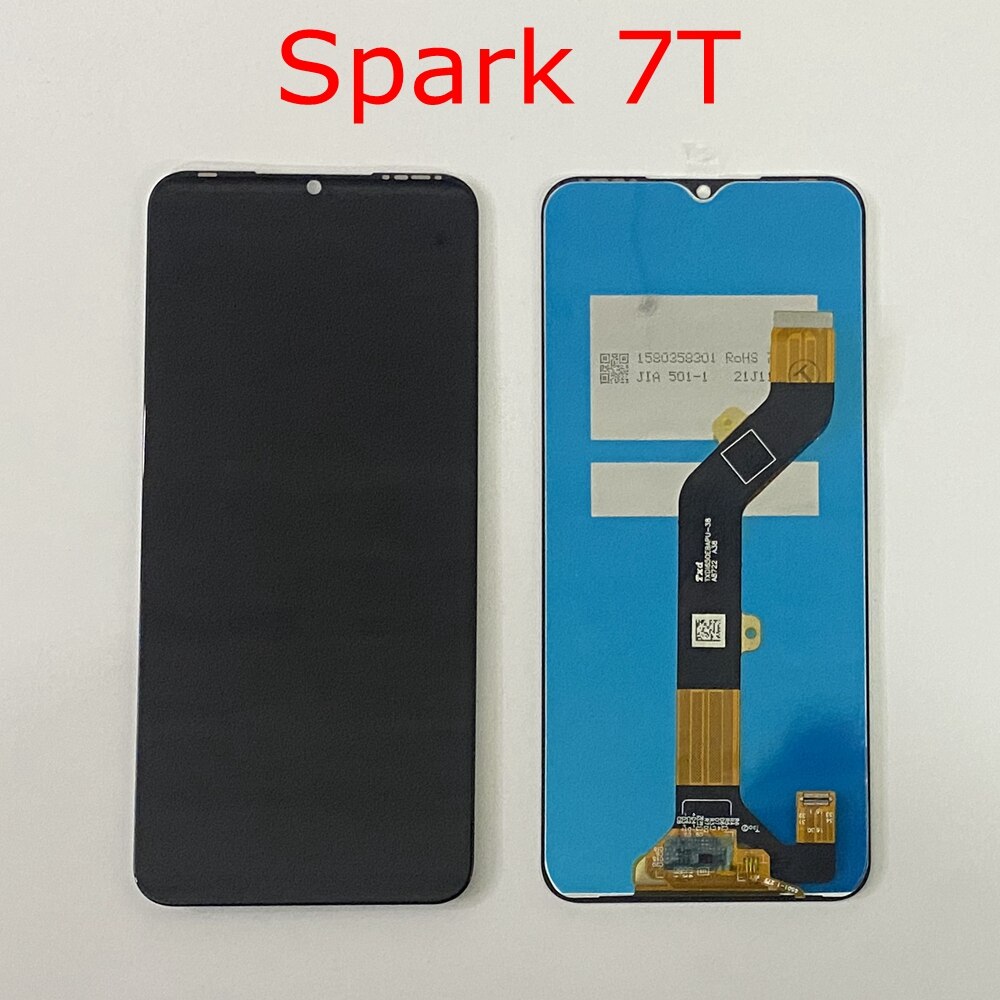 Pantalla táctil LCD Original para Tecno Spark 7, digitalizador de pantalla táctil para Tecno Spark 7 P, montaje LCD Spark 7T Spark 7 Pro