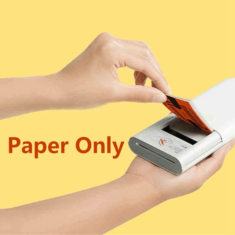 Originele Xiaomi Zink Pocket Printer Papier Zelfklevende Mijia Photo Print Lakens Xiaomi 3-Inch Mini Pocket Photo printer Pape