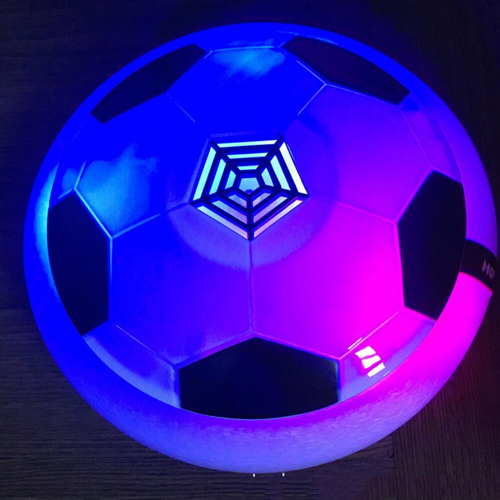 Factory verkoop LED Licht Knippert Zweven Air Power Voetbal Bal Voetbal Speelgoed Disc Zweefvliegen Game Speelgoed Kid Chidren