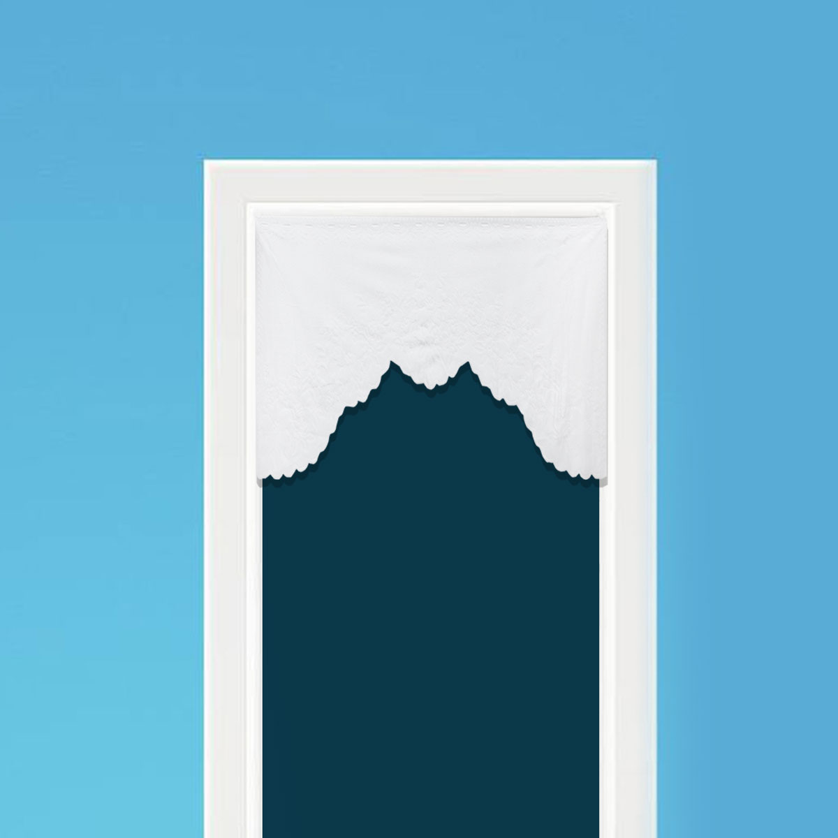 Sheer Tier and Valance Kitchen Window Curtains White Tier and Home Furnishings