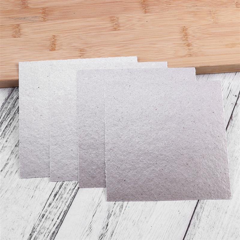 4 Uds 13x13cm Mica aislante placas protectoras seguras para horno tostador