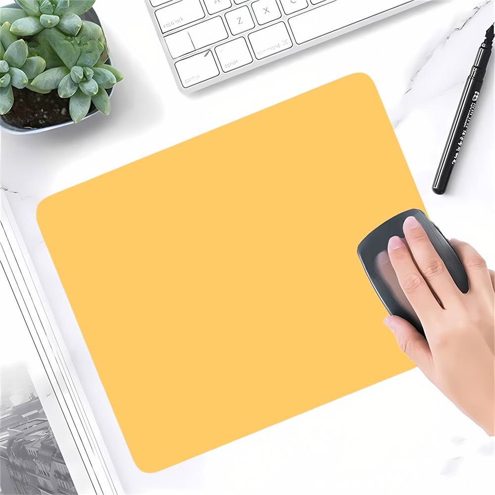 Mouse Pad Gaming Esports Mouse Pad Universal Desktop And Laptop Computer Simple And Pure Black Office Rubber Small Anti Slip Pad