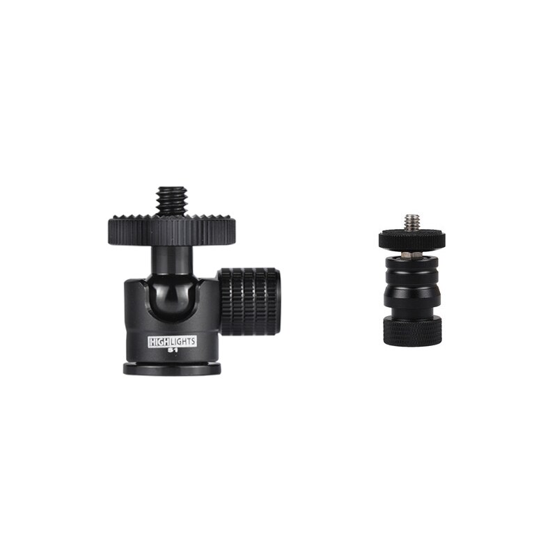 Quick installation ballheads universal 1\4 screw monitor adapter DSLR camera magic arm Microphone flashlight quick release screw: a
