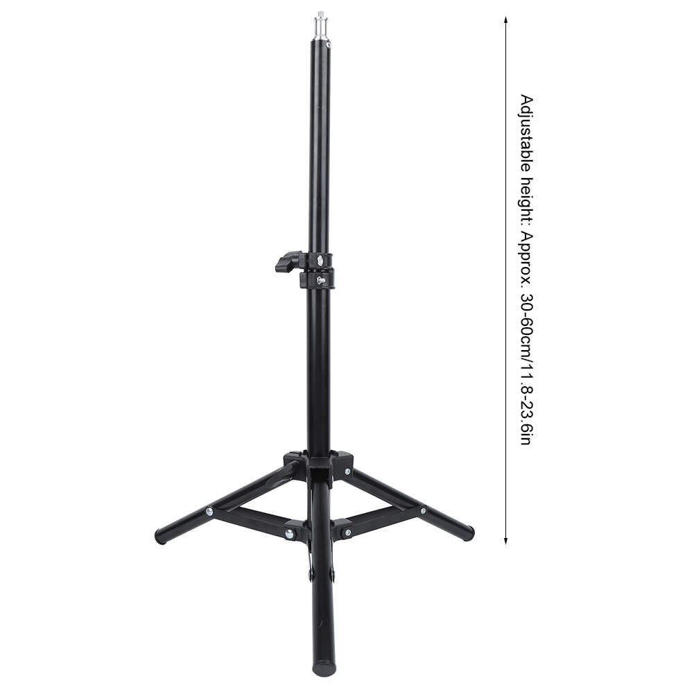 60cm mini trójkątny lekki statyw lampa fotograficzna Selfie wspornik 1/4w śruba możliwość rozbudowy dla wielu urządzeń