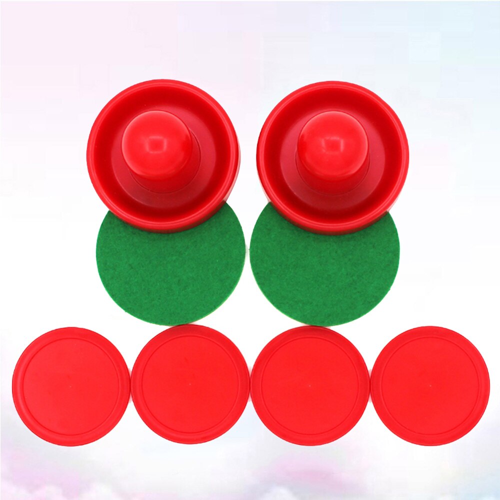 8 uds, empujador de Hockey de aire, accesorios de plástico duraderos, equipo, empujador, Kit de cabezales, empuñadura de repuesto para Hockey de aire: Default Title