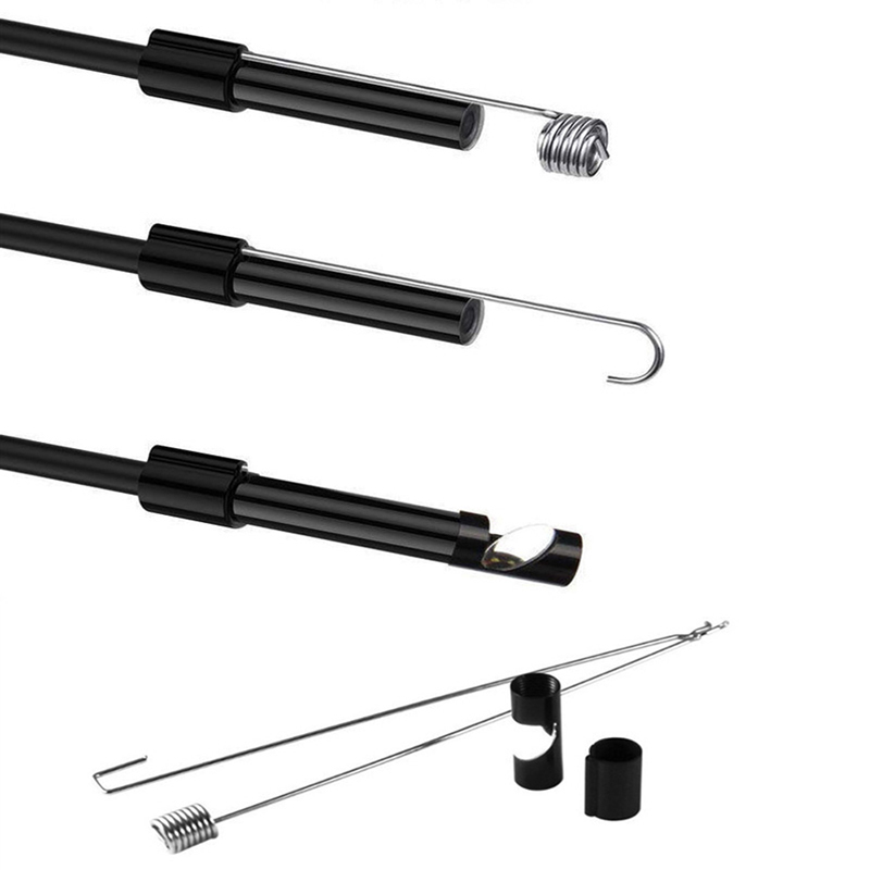 Caméra endoscopique 1080P, 720P, serpent, tuyauterie industrielle, Endoscope, Inspection de voiture, 3 en 1, pour Android, Pc, Usb, Type C