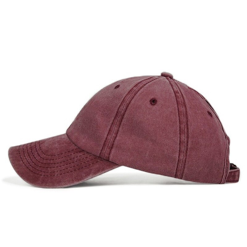 queue de cheval casquette de Tennis femmes fille réglable solide Snapback coton confort été chapeaux Sport décontracté casquettes: Brick red