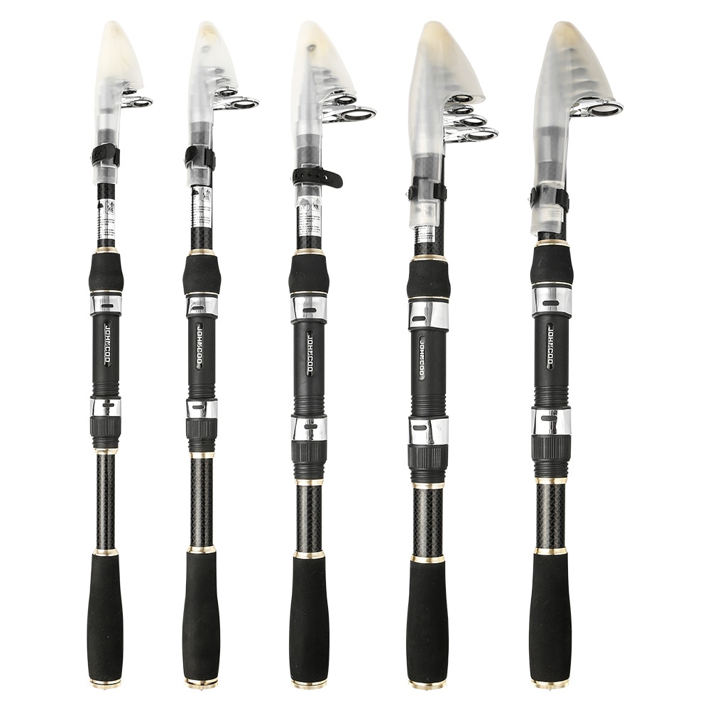 1.8M -3.0M Carp Fishing Rod feeder Hard FRP Carbon Fiber Telescopic Fishing Rod fishing pole easy to carry