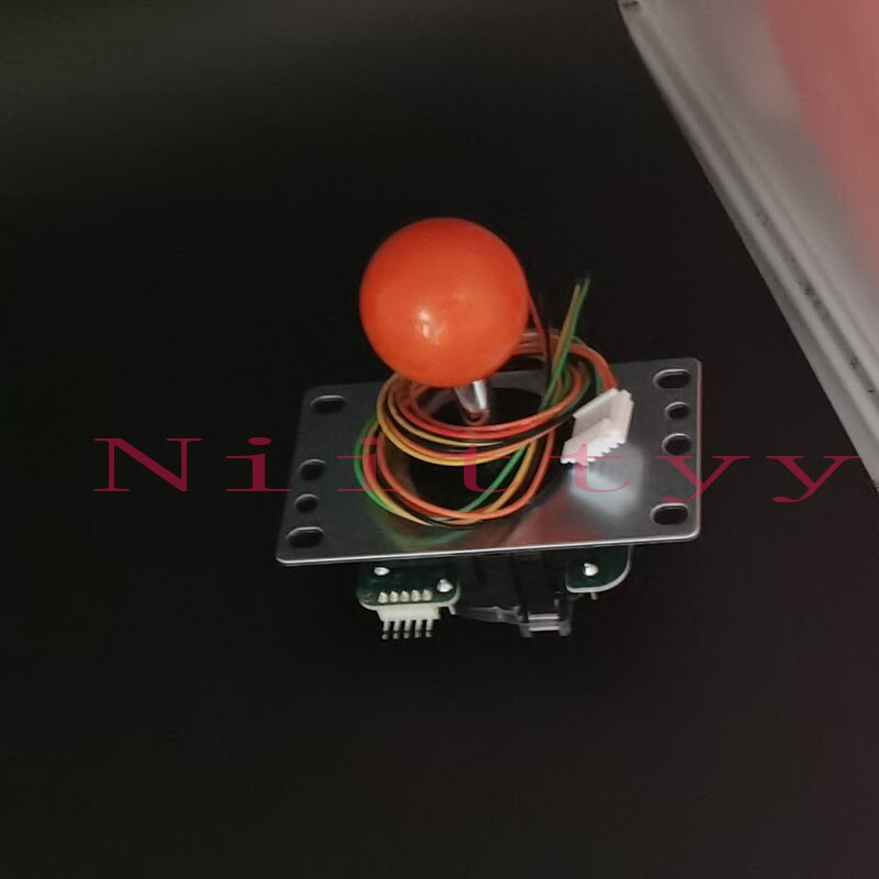 Originele Japan Sanwa Joystick Jlf Tp 8YT Vechten Rocker Met Topball En 5pin Draad Voor Jamma Arcade Game Diy Deel: Oranje