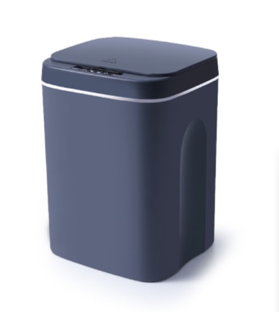 Intelligent Trash Can Automatic Sensor Dustbin Smart Sensor Electric Waste Bin Home Rubbish Can For Kitchen Bathroom Garbage: Black / 12L