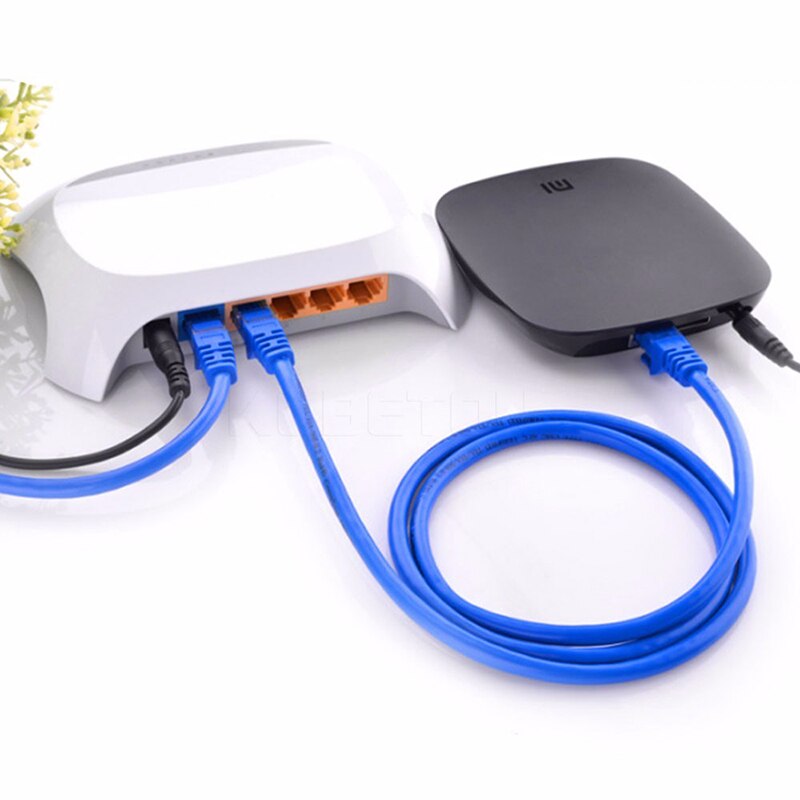 Blauw Ethernet Internet Lan CAT5e Netwerk Kabel Voor Computer Modem Router