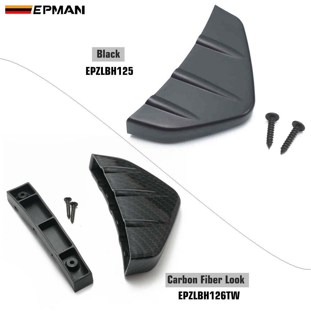 EPMAN Universal Modified Rear Bumper By Bumper Chassis Decorative Small Surrounded Cast Shark Diffuser Spoiler EPZLBH125