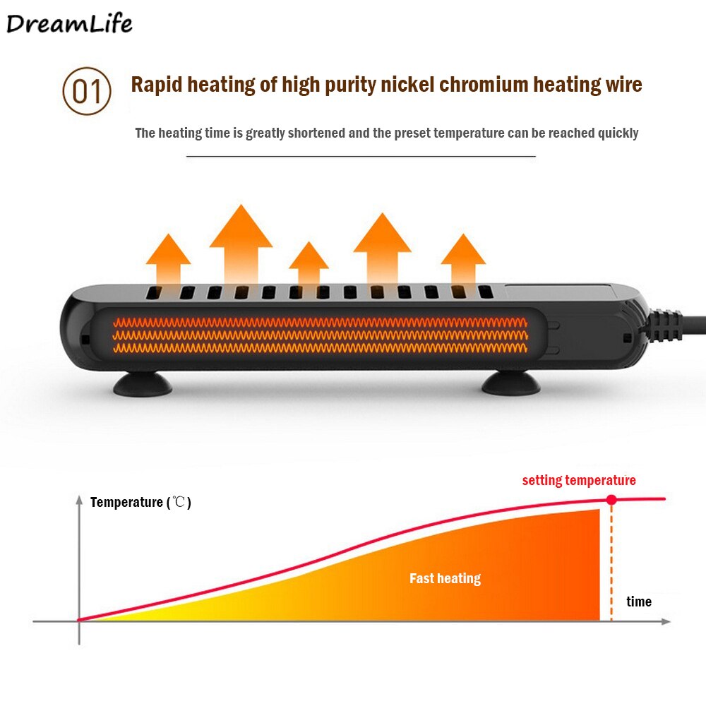 Mini PTC Aquarium Heating Rod 200W 110v Water Submersible Fish Tank Heater Automatic Adjustable Thermostat Aquatic Pet Supplies