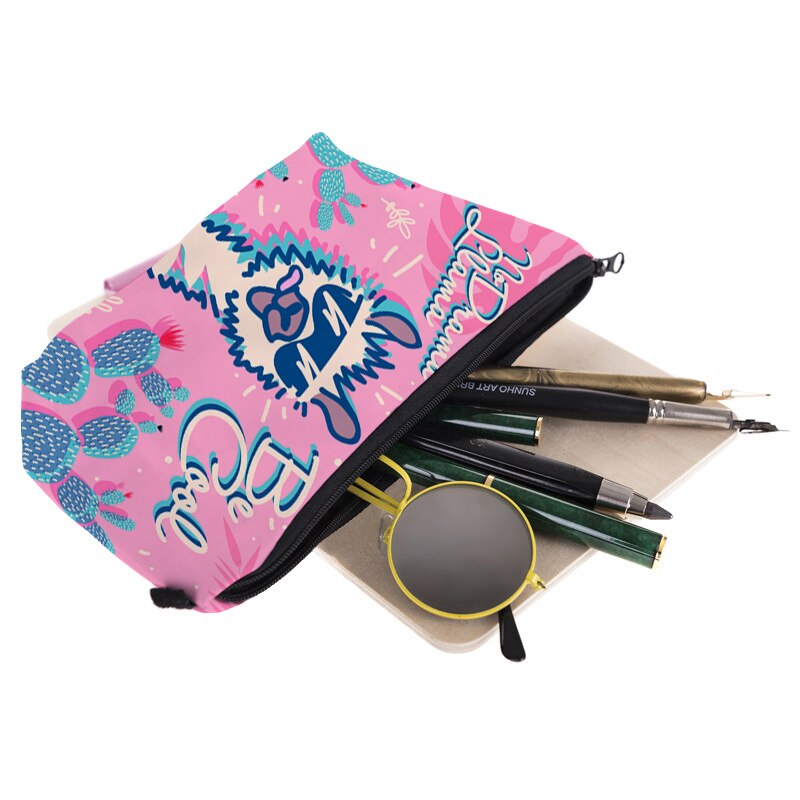 Jom Tokoy Cosmetische Organizer Tas Make Up Afdrukken Alpaca Cosmetische Tas Mode Vrouwen Make-Up Tas Hzb924