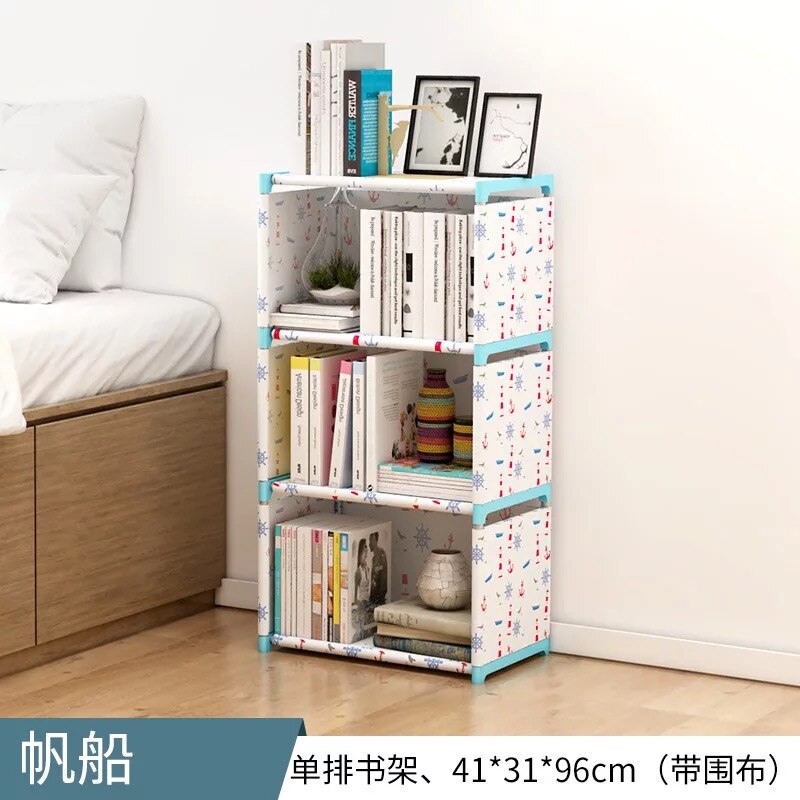 2/3/4 schicht Montiert Bücherregal Ecke Schrank Kleinigkeiten Buch Lagerung Organizer Einfach ziehen um Regal Bücherregal freundlicher Wohnkultur: 09