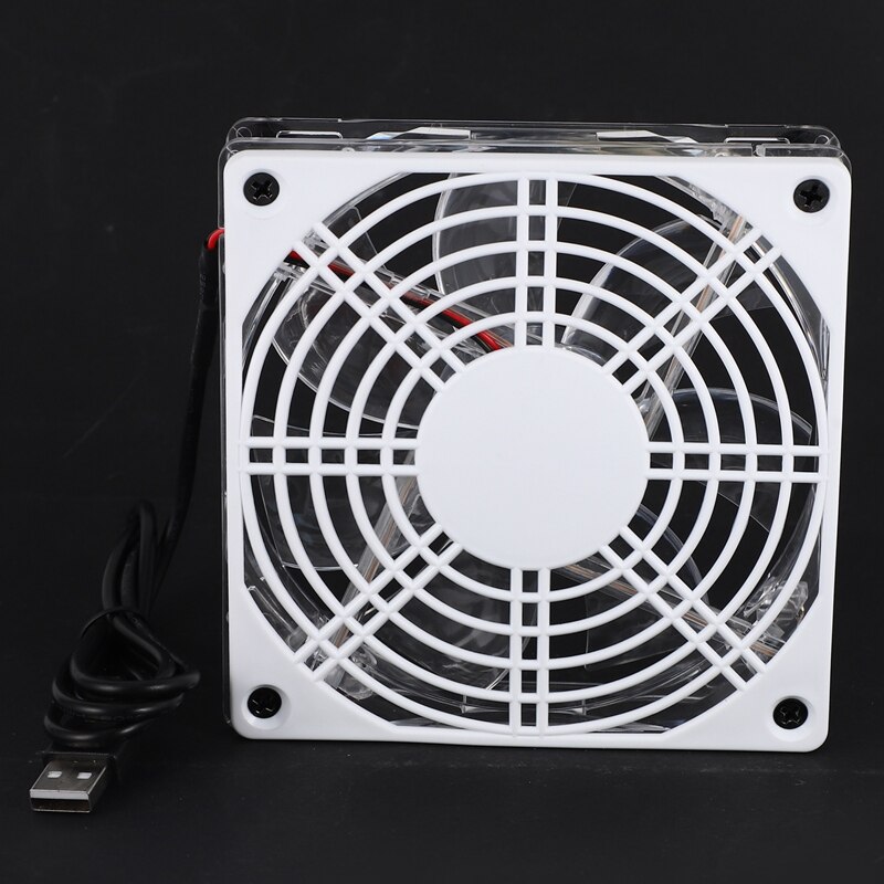 Usb 5V Led Cooling Fan Wifi Router Holder Cooler Tv Set-Top Box Support Heatsink Fan For Computer/Pc Pet Box Radiator