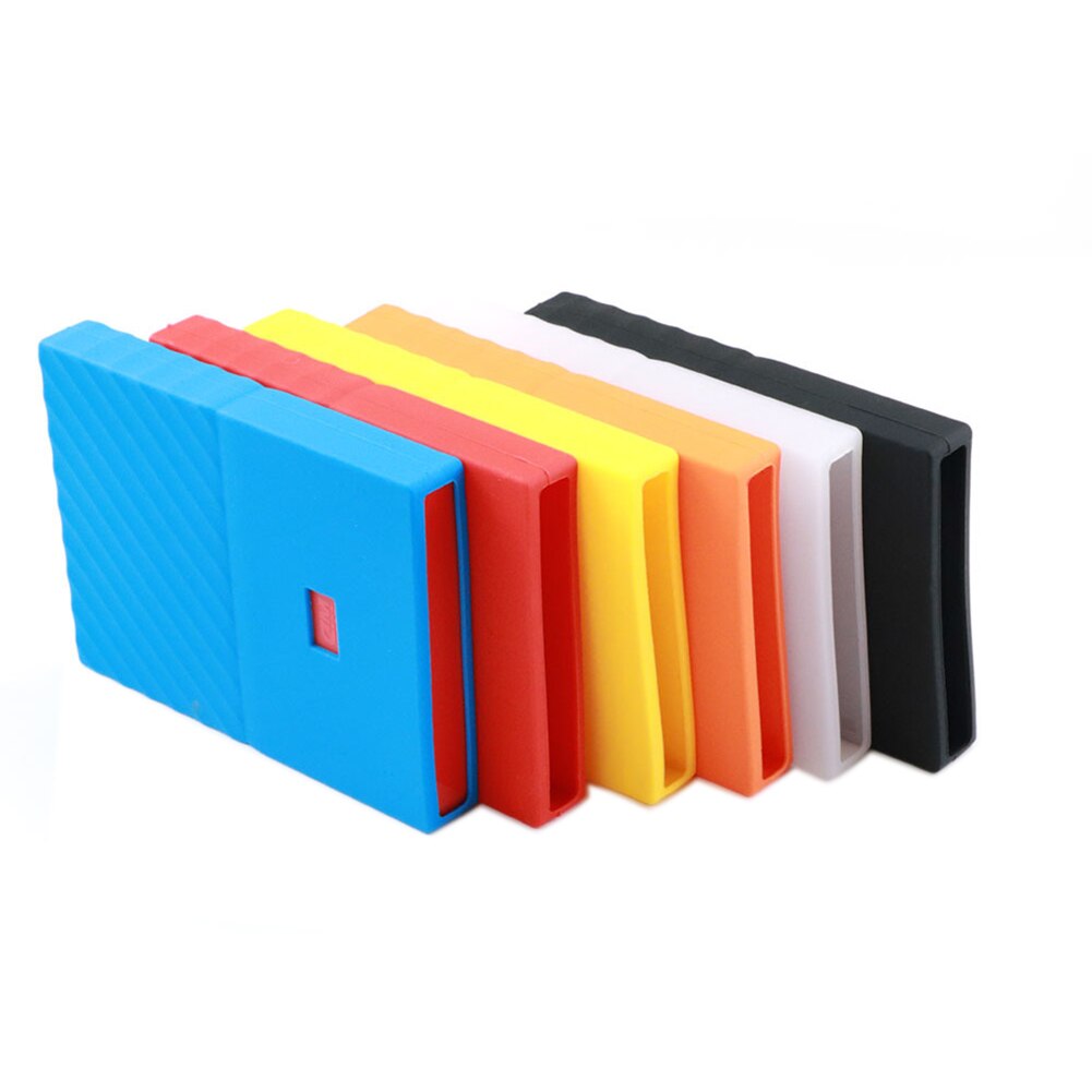 Silicone Non-Slip Hard Drive Protective Case Cover Skin for WD My Passport 1/2T