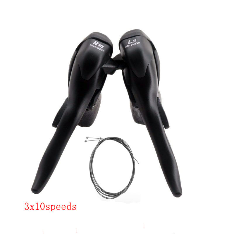 3x7 3x8 3x9 3x10 vitesses manette de vitesse vélo double contrôle leviers vélo de route levier dérailleur 2x7 2x8 2x9 2x10 pour vélo de route Shimano