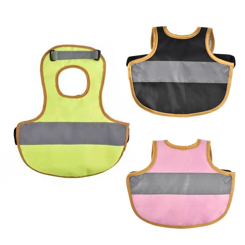 Gilets réfléchissants pour harnais de poulet | Avec ceinture assortie, confortable et respirant, 95AA