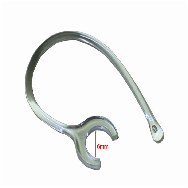 Venda quente moda nova 6pc orelha gancho loop clipe substituição peças de reparo bluetooth um tamanho se encaixa a maioria 6mm
