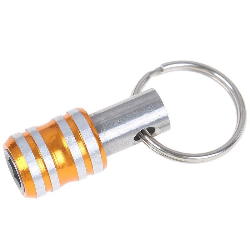 Käytännöllinen 1pc 1/4 " kuusiovarreinen poranterän pidike pikakiinnitys magneettinen ruuvimeisselin terän pidike