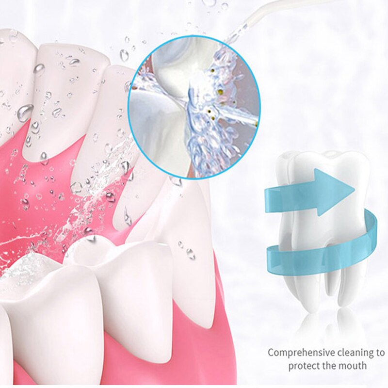 Irrigador Oral Manual, limpia la boca, limpia el diente, irrigación, agua dental